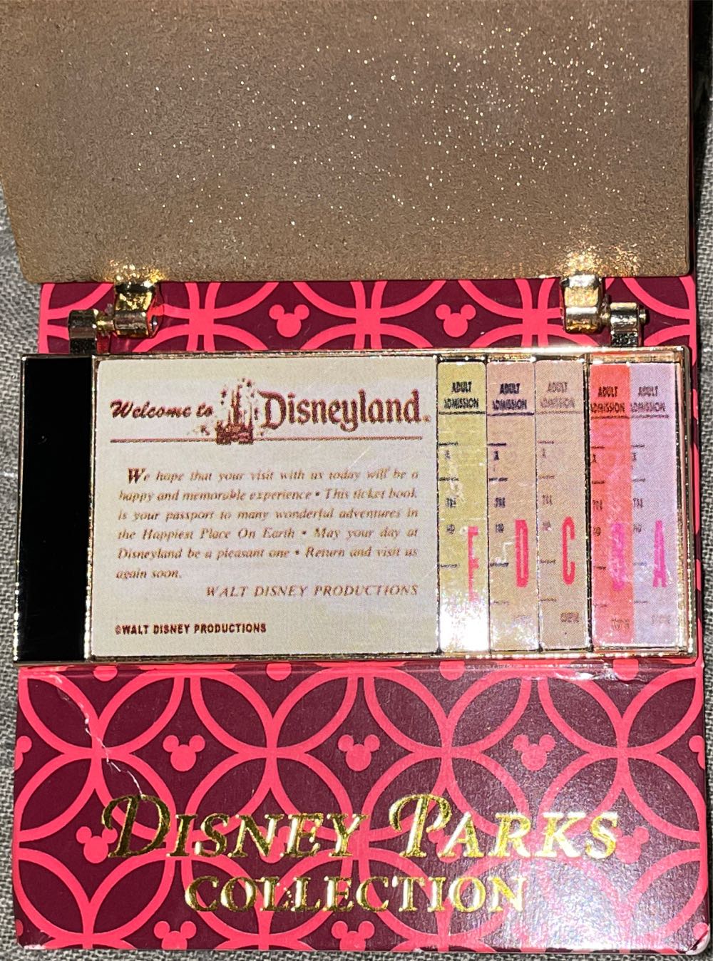 Disneyland Admit One  pin collectible - Main Image 2