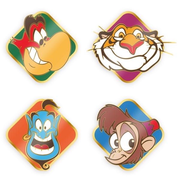 D23 Exclusive - Aladdin 30th Anniversary Pin Set - Enamel Pin pin collectible - Main Image 3