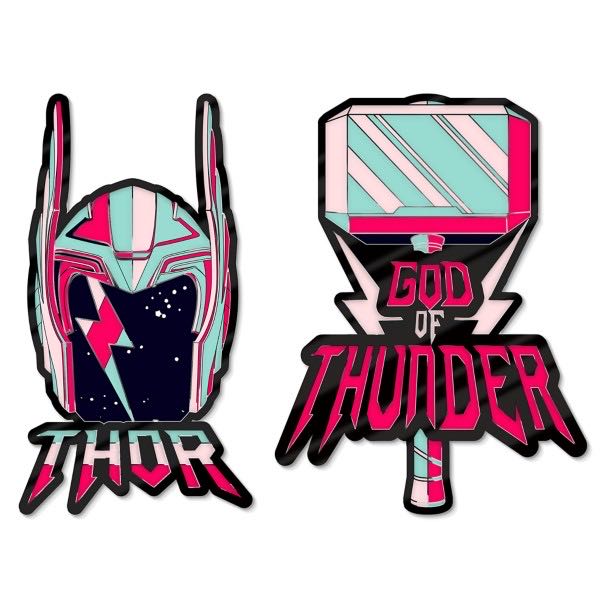 D23 Exclusive - Thor 60th Anniversary Commemorative Pins - Enamel Pin pin collectible - Main Image 3