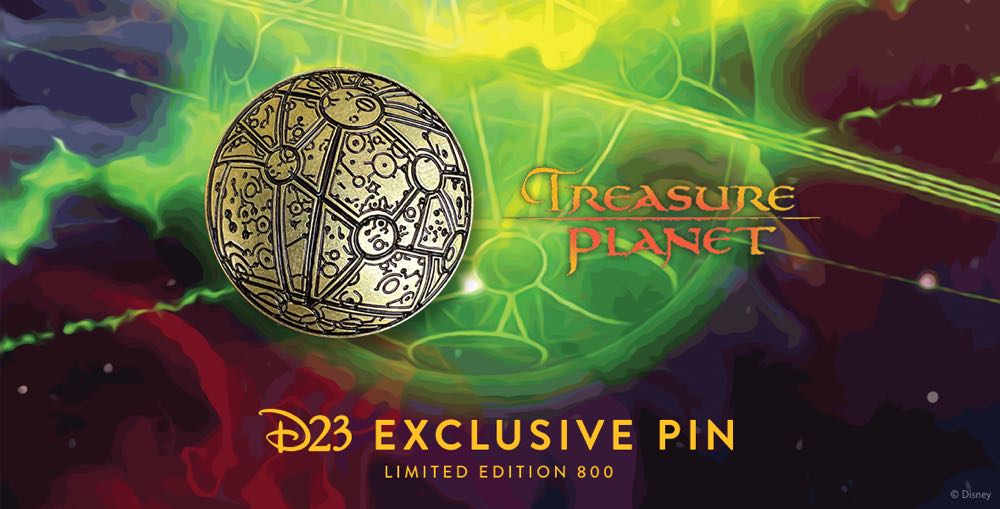 D23 Exclusive - Treasure Planet 20th Anniversary Pin - Enamel Pin pin collectible - Main Image 4
