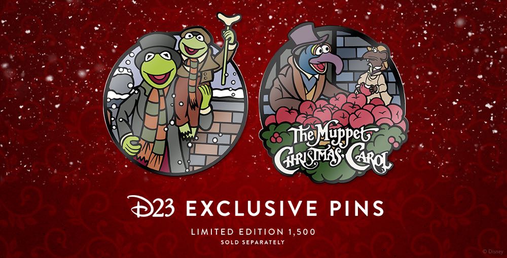 D23 Exclusive - The Muppet Christmas Carol 30th Anniversary Commemorative Pin: Gonzo & Rizzo - Enamel Pin pin collectible - Main Image 4