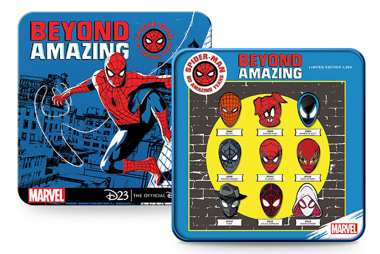 D23 Exclusive - Spider-Man 60th Anniversary Pin Set - Enamel Pin pin collectible - Main Image 3