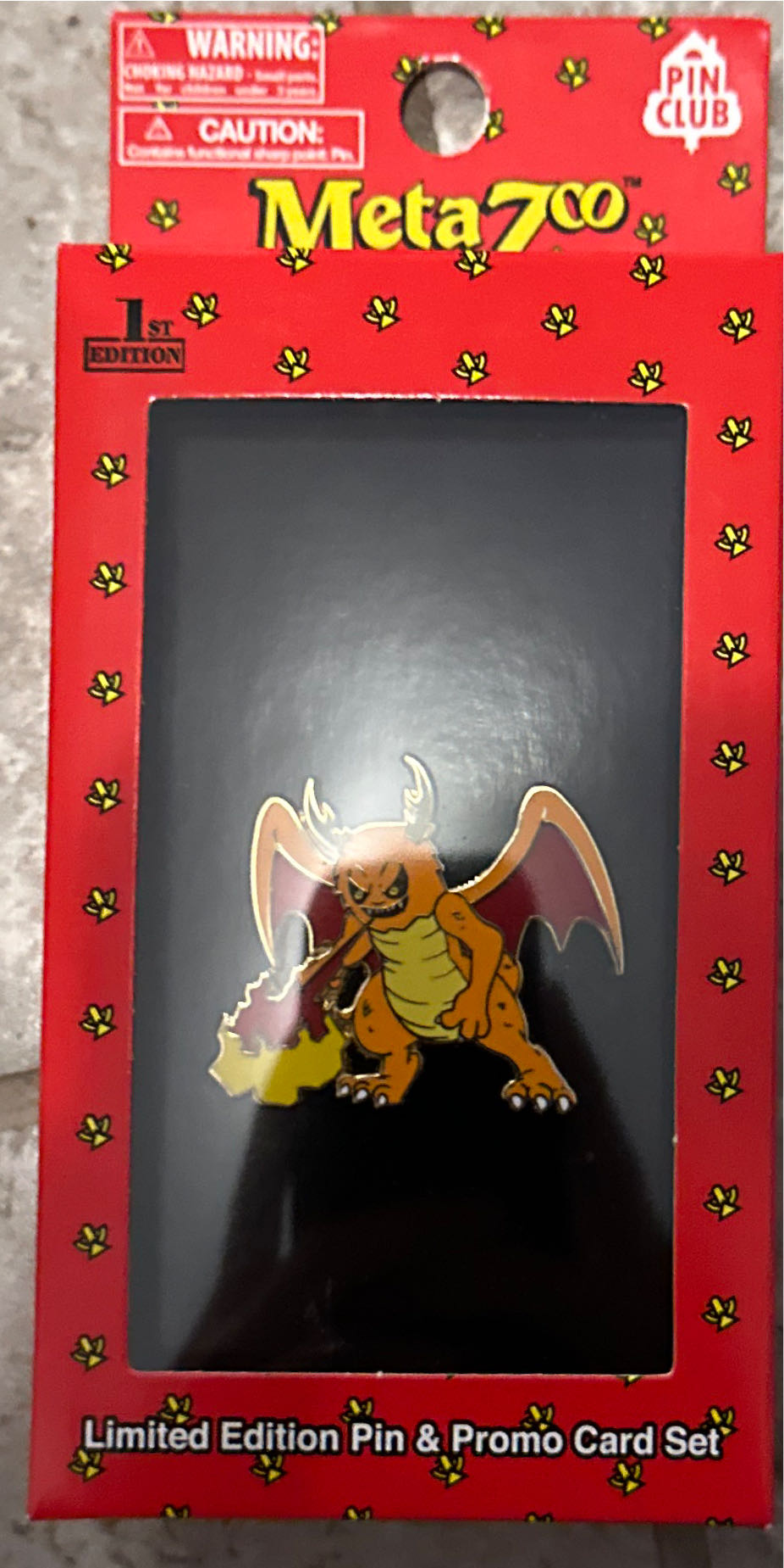 Metazoo Cryptid Nation PIASA BIRD Pin and Promo Card  pin collectible - Main Image 1