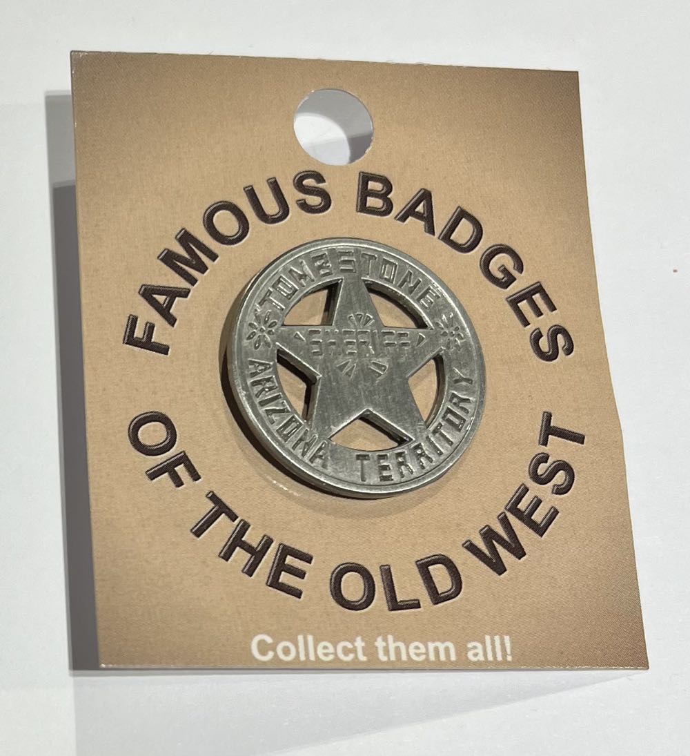 Tombstone Sheriff Arizona Territory  pin collectible - Main Image 2