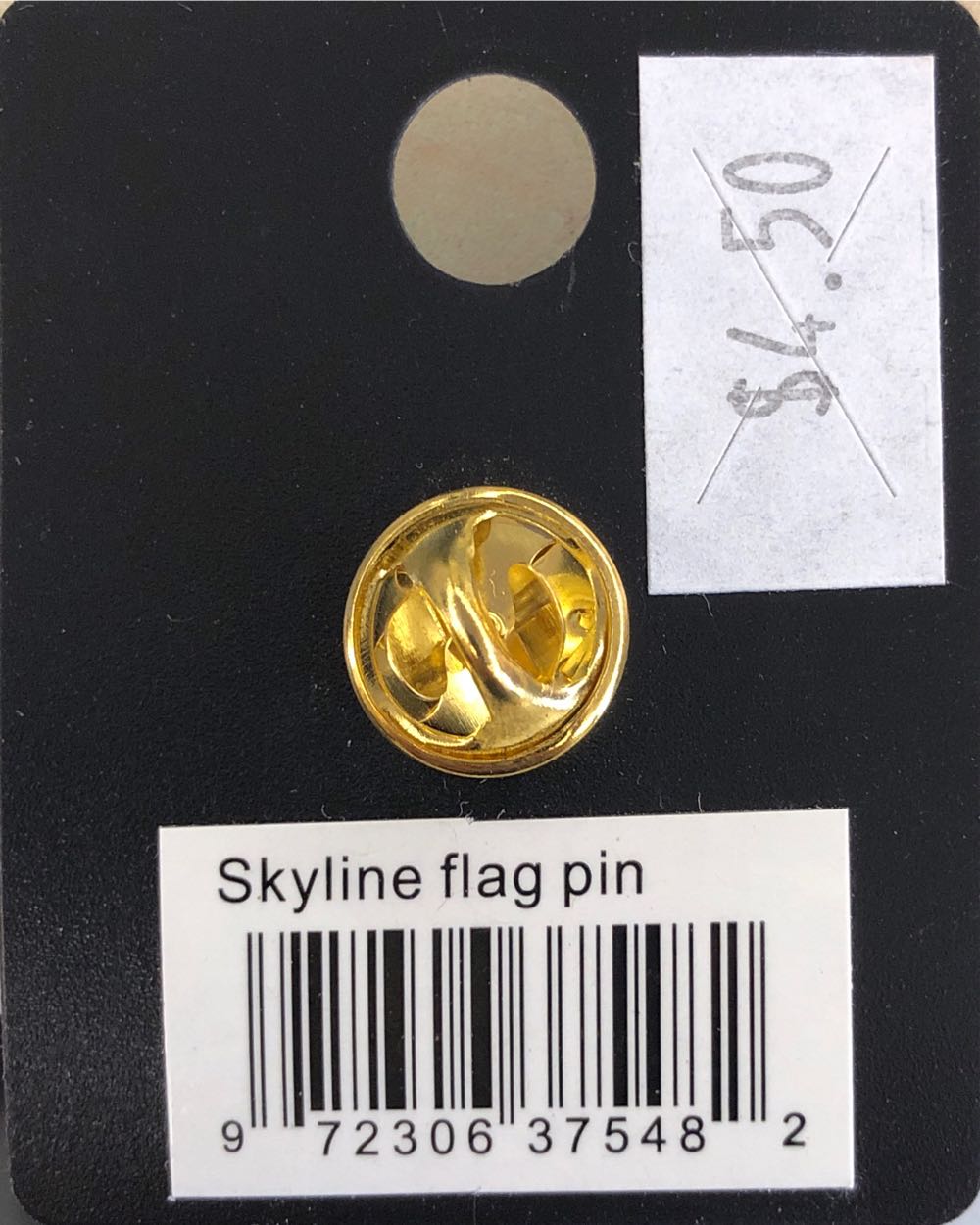 Skyline Flag Pin - Clutch pin collectible [Barcode 972306375482] - Main Image 2