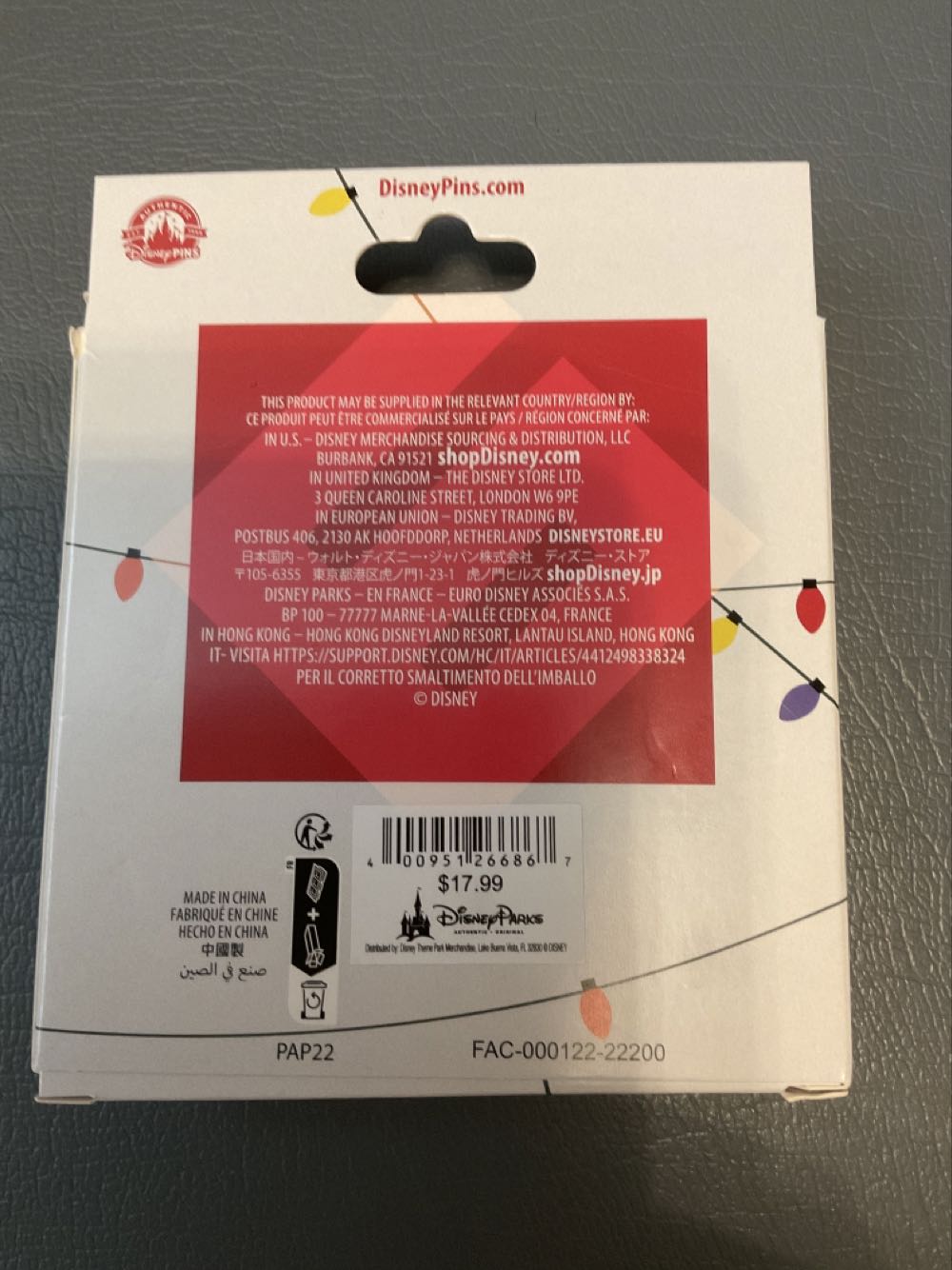 Big Hero 6 - Christmas Count Down 2022  pin collectible - Main Image 2