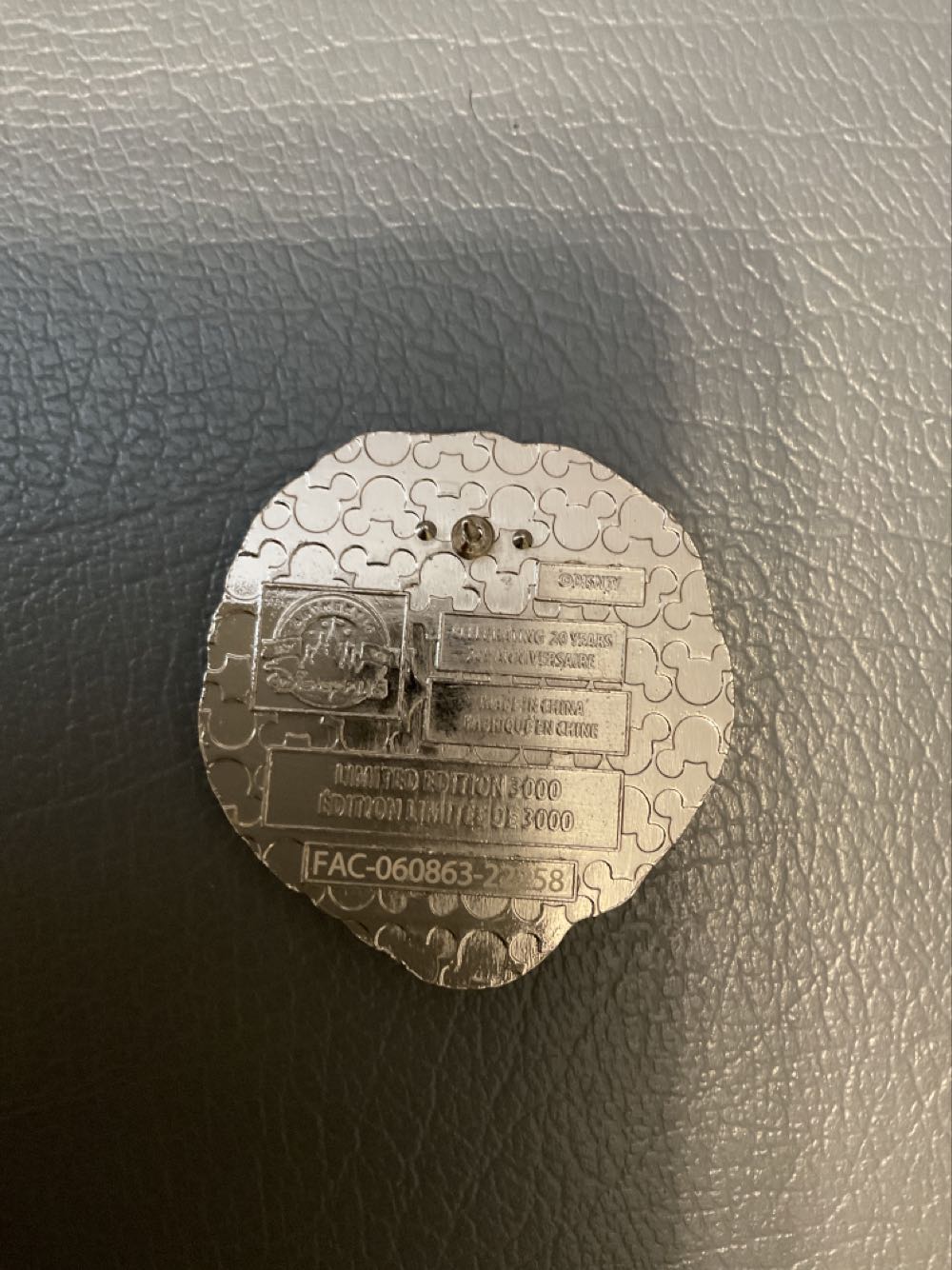 Atlantis - 20th Anniversary - Ltd Edition 3000  pin collectible - Main Image 2