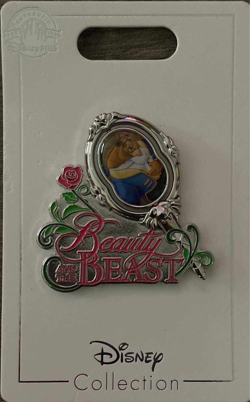 Beauty And The Beast Enchanted Mirror Spinner   pin collectible - Main Image 2