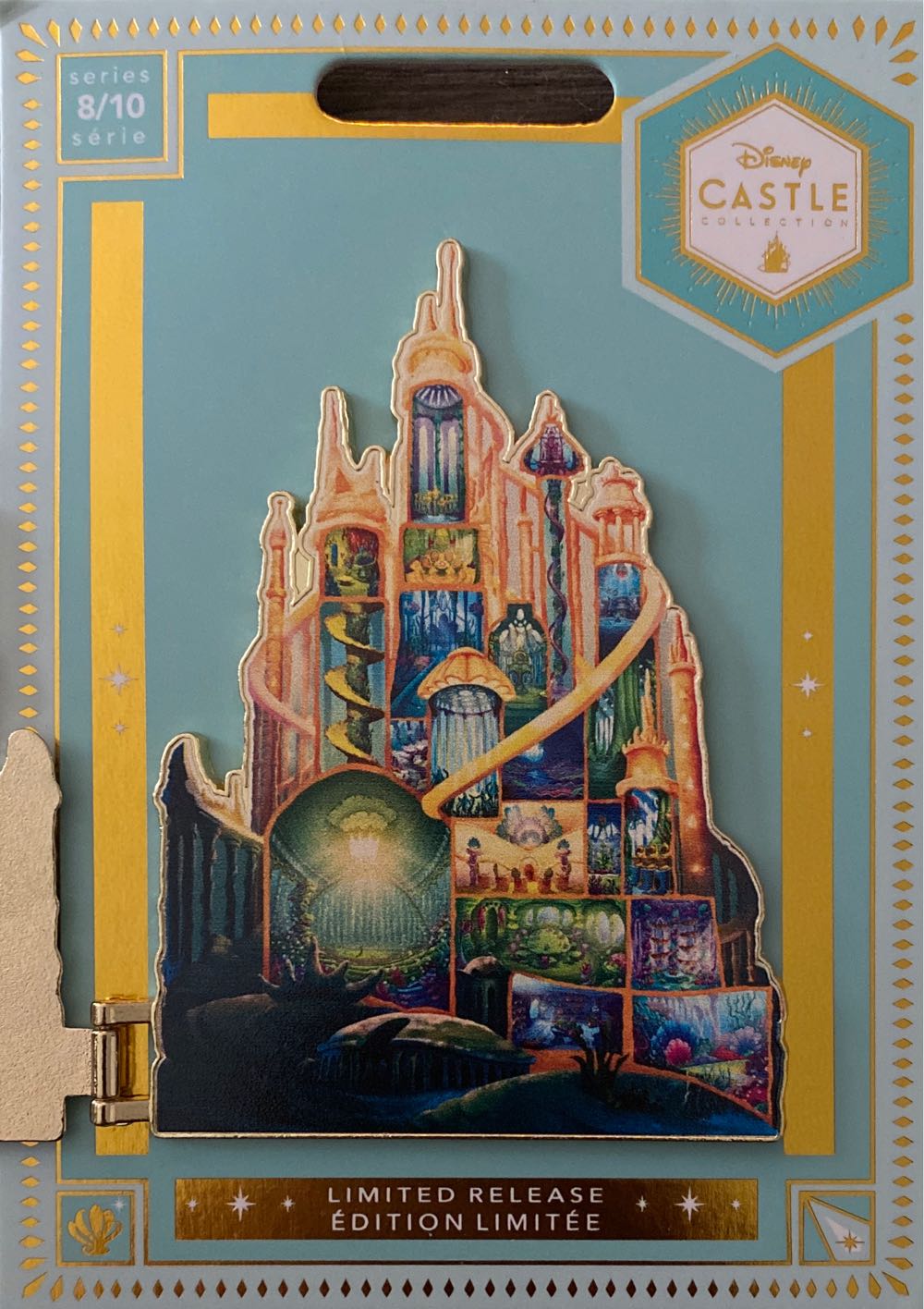 Disney Castle Collection Little Mermaid  pin collectible - Main Image 2