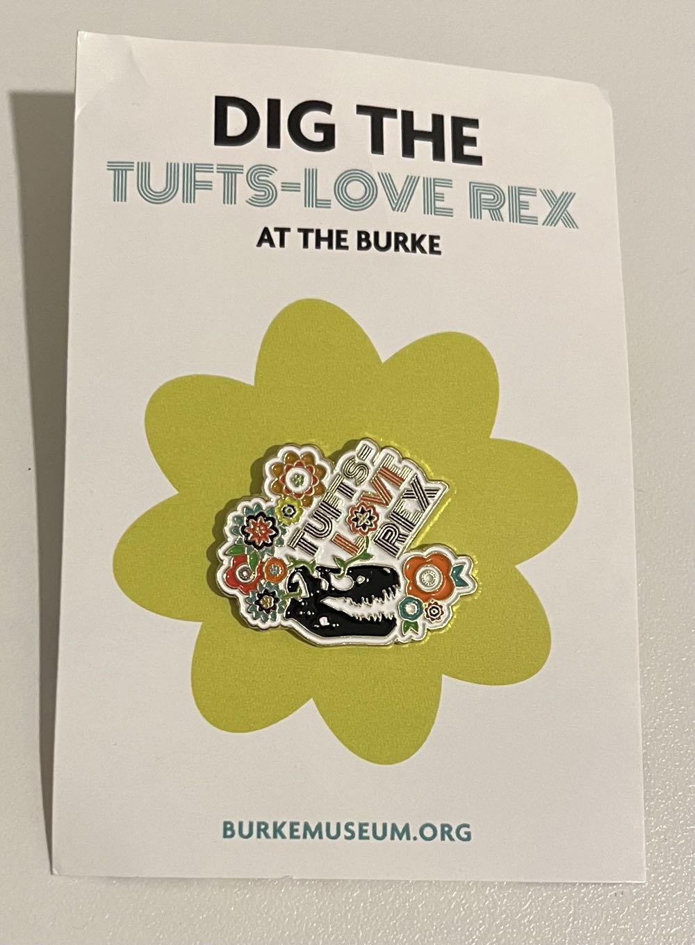 Tufts-Love Rex  pin collectible - Main Image 2