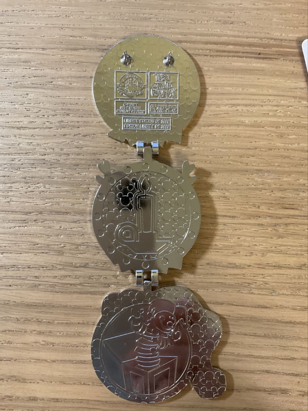 Santa’s Clock Face - It’s A Smallworld - Holiday 2022 - Ltd Edition 3000  pin collectible - Main Image 3