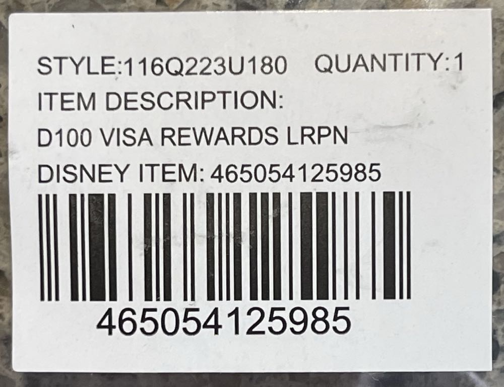 2023 - Disney 100 Platinum Celebration - Disney Visa Rewards 2023 - 100 Years of Wonder - Chip ‘n Dale - Uncommon pin collectible [Barcode 465054125985] - Main Image 3