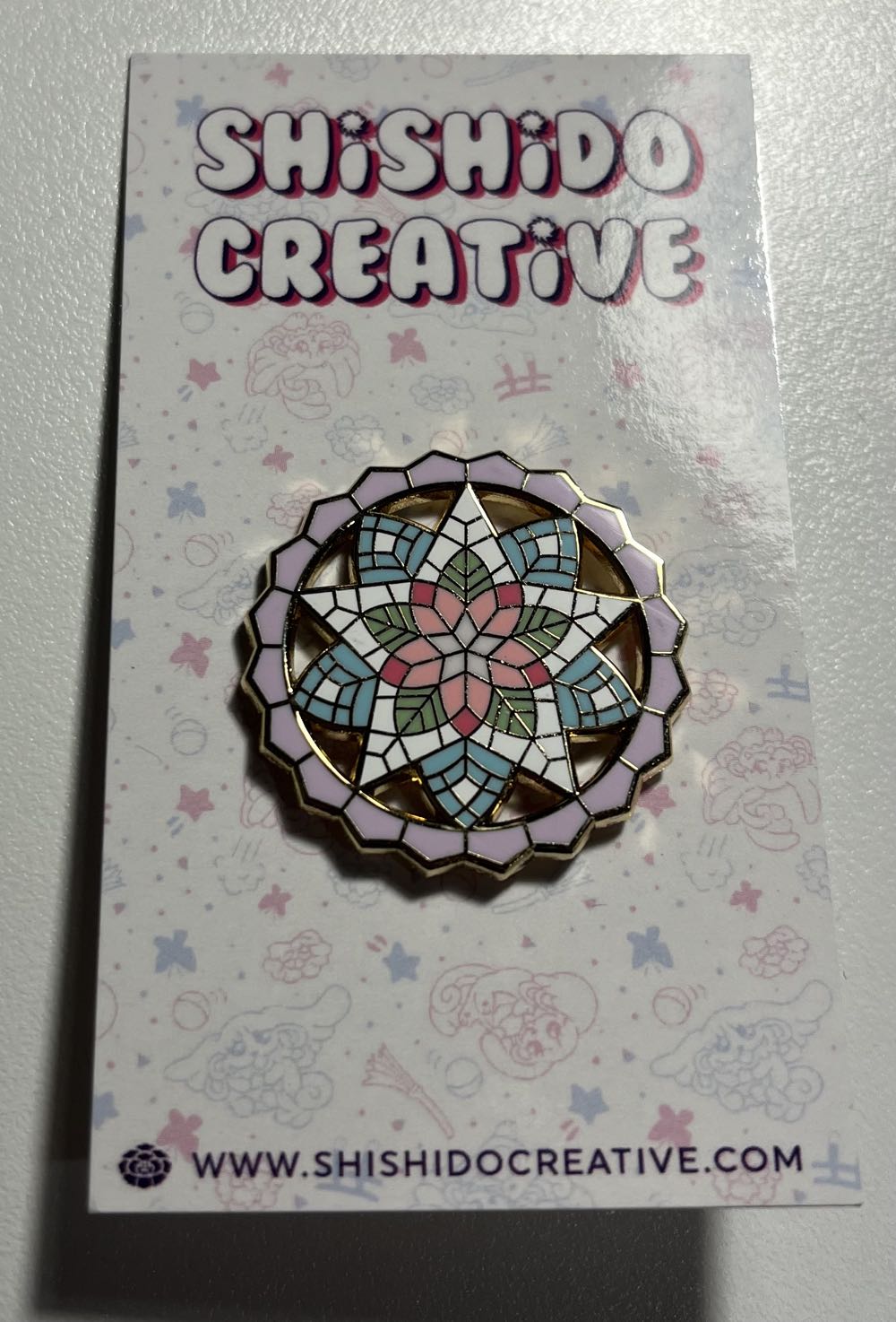 Star Flower  pin collectible - Main Image 2