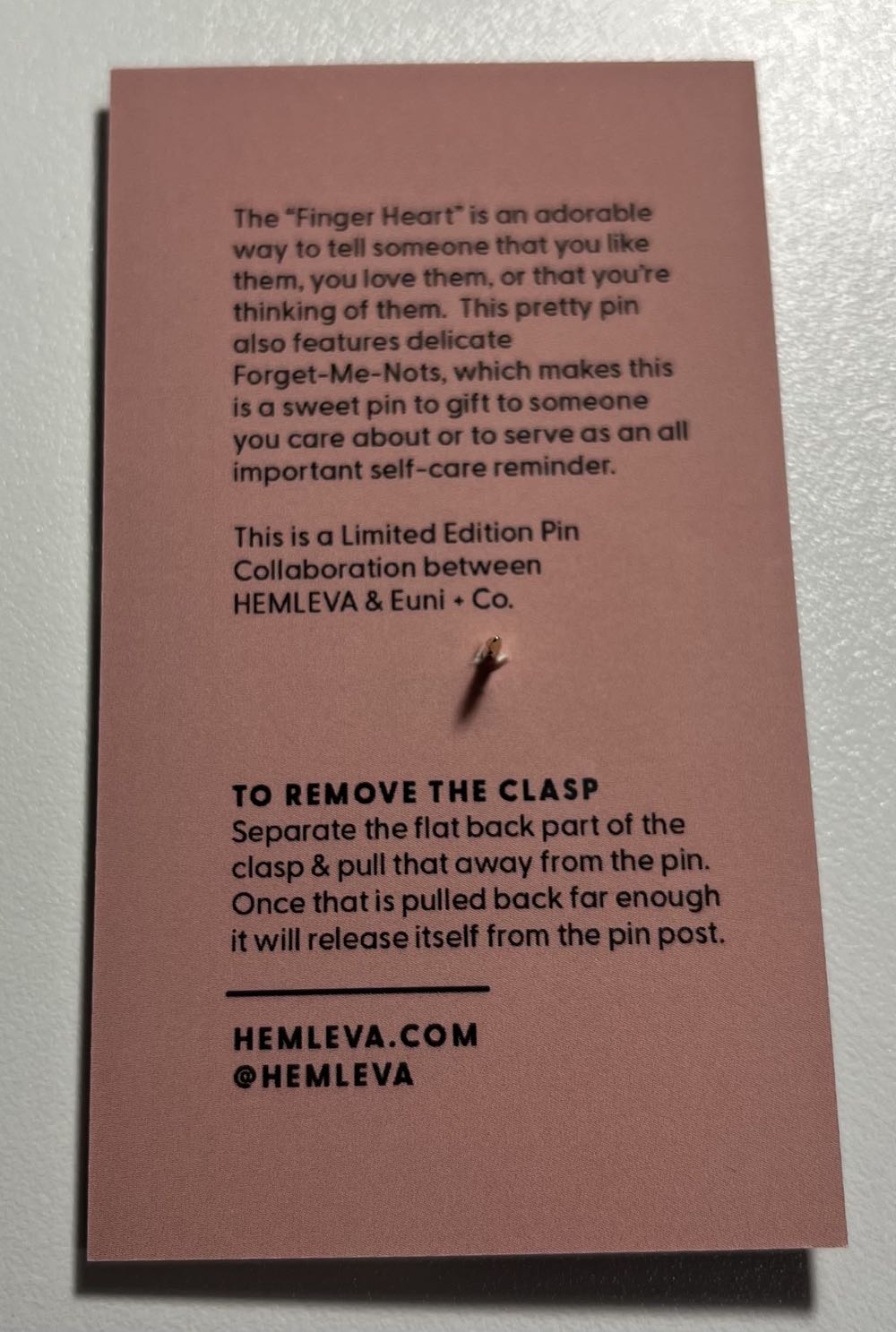 Hand  pin collectible - Main Image 3