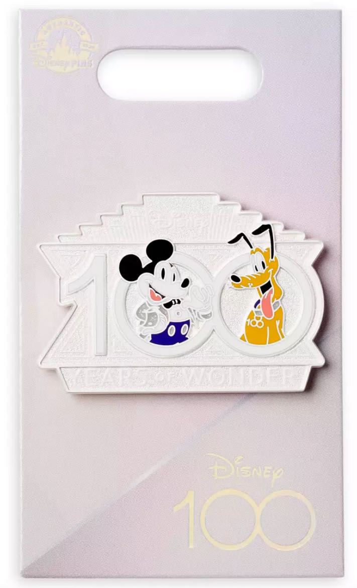 Disney100 - Mickey Mouse And Pluto - Metal, Enamel pin collectible [Barcode 465054143620] - Main Image 2