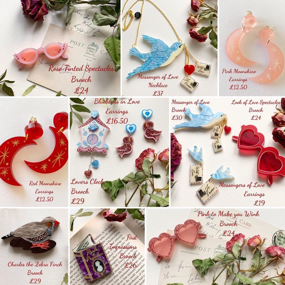 MukkaChunks - Look of Love Spectacles - Brooch pin collectible - Main Image 4