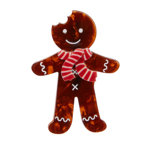 Erstwilder - Ginger the Christmas Cookie (boy) - Brooch pin collectible - Main Image 2