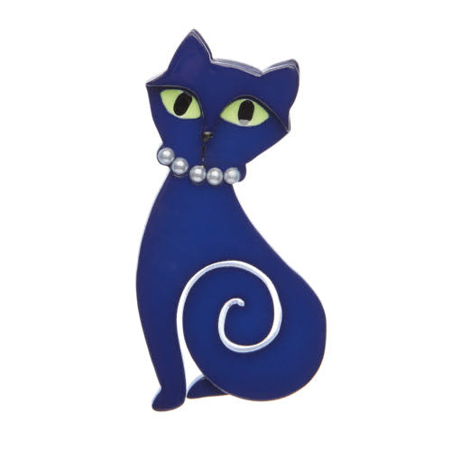 Erstwilder - Meow at Midnight (blue) - Brooch pin collectible - Main Image 2