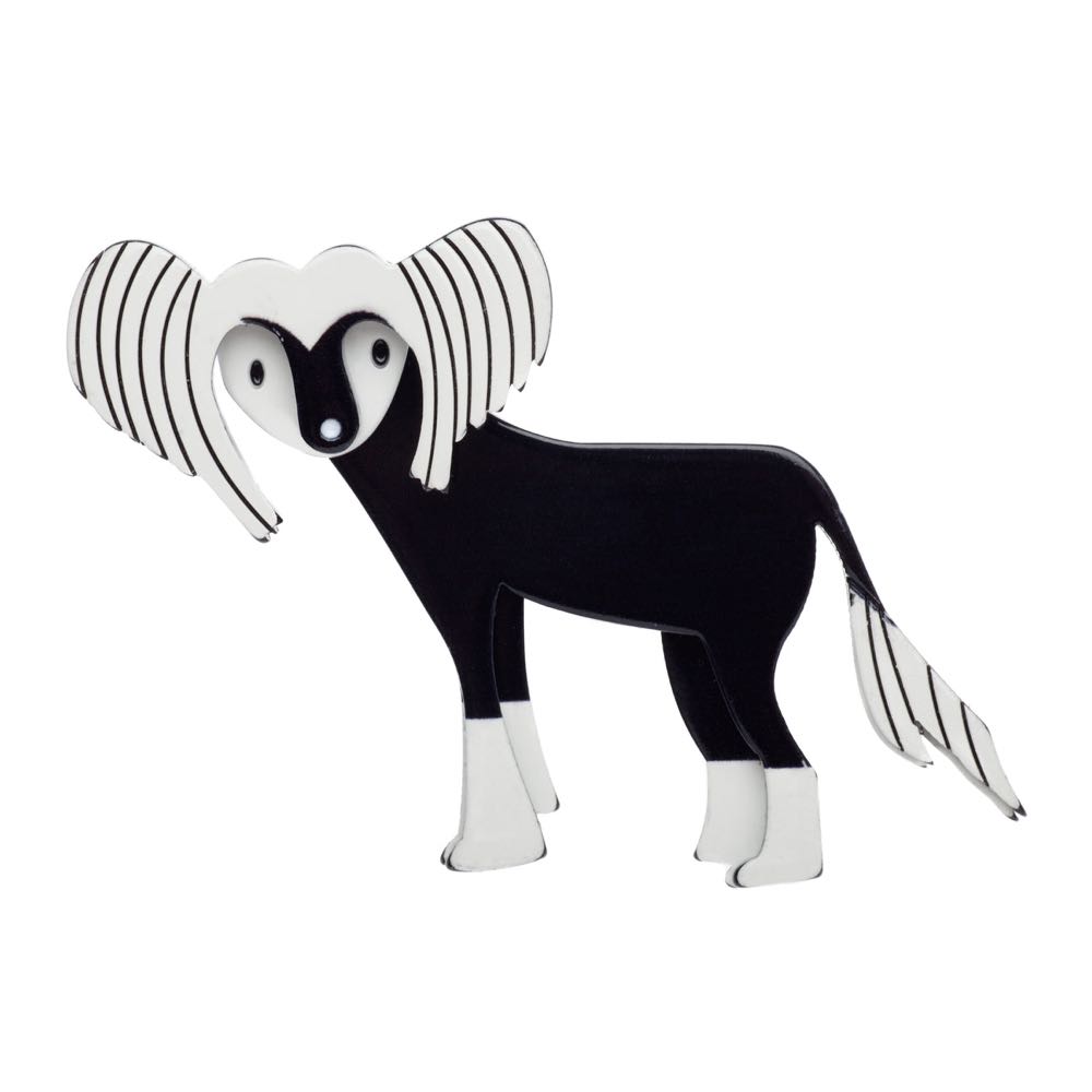 Erstwilder - Chad the Chinese Crested - Brooch pin collectible - Main Image 2