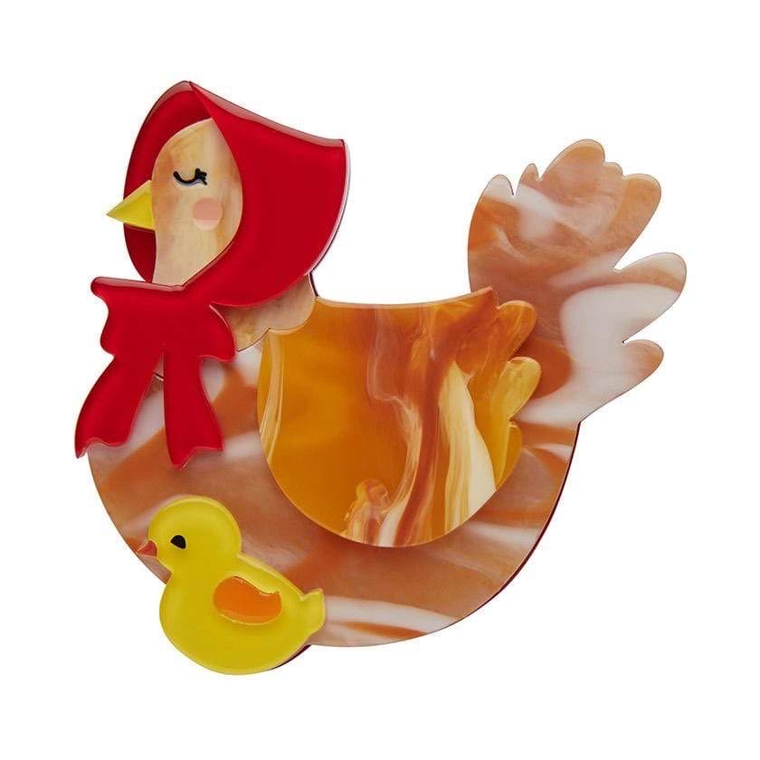 Erstwilder - Proud Mother Hen - Brooch pin collectible - Main Image 2