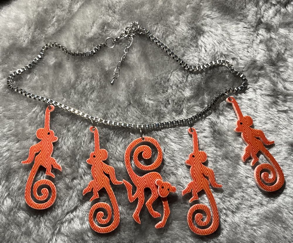 Erstwilder - Cheeky, Sneaky Monkey Madness - Necklace pin collectible - Main Image 2