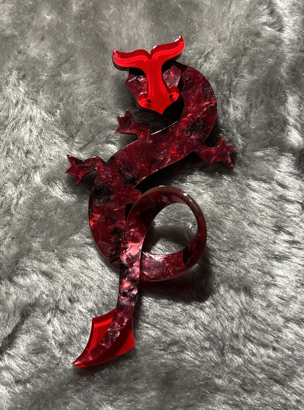 Erstwilder - Draco the Dreaded (red) - Brooch pin collectible - Main Image 2