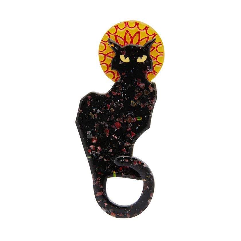 Brooch the Subject - Kitschy Kitty Clock