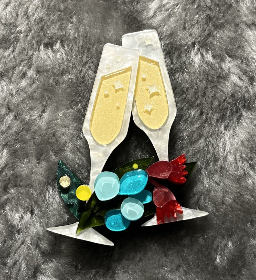 Erstwilder - A Champagne Christmas - Brooch pin collectible - Main Image 2