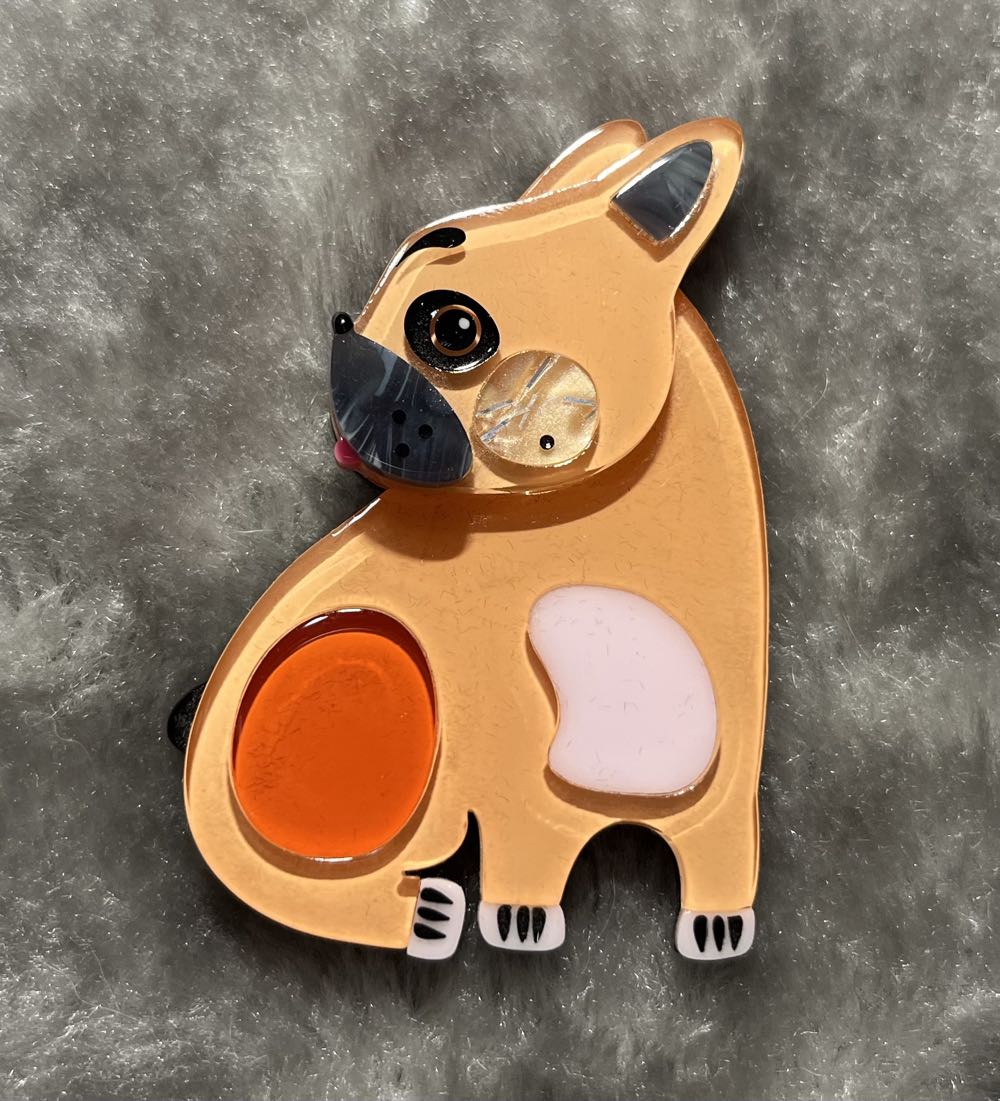 Erstwilder - Lucé the French Bulldog - Brooch pin collectible - Main Image 2