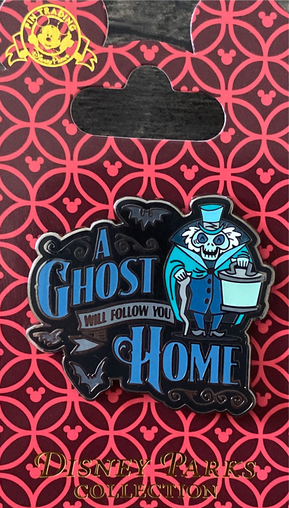 A Ghost Will Follow You Home Hatbox Ghost  pin collectible - Main Image 1
