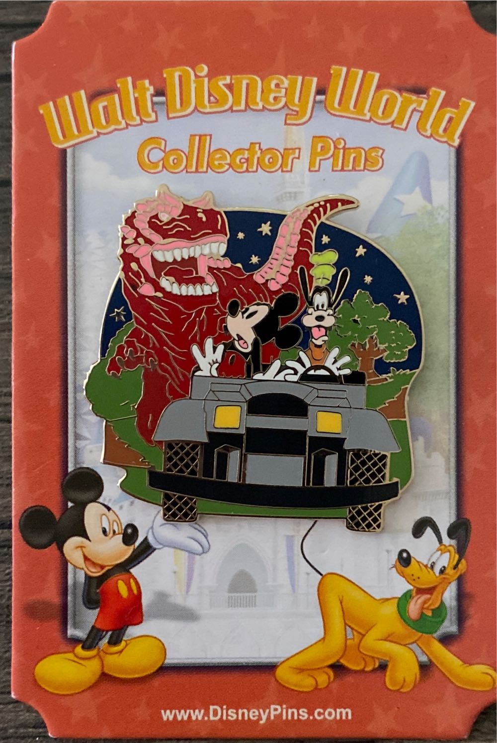 Dinosaur Mickey Amd Goofy  pin collectible - Main Image 1
