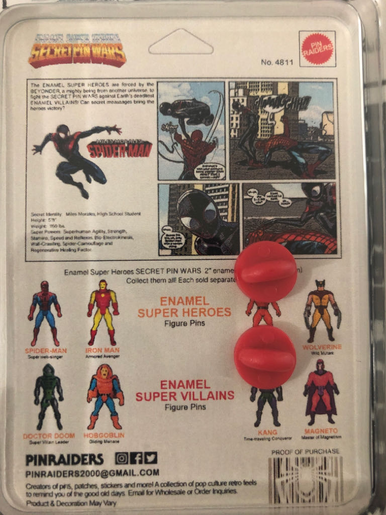 Secret Pin Wars Miles  pin collectible - Main Image 2