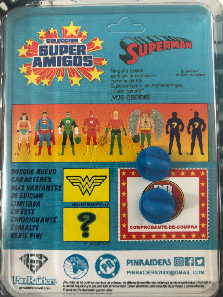 Super Pin Power Superman V2  pin collectible - Main Image 2