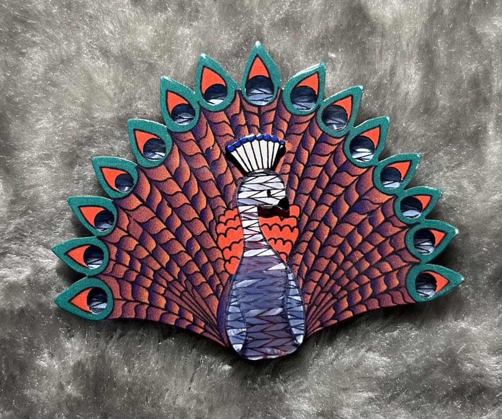 Erstwilder - Penelope Peacock - Brooch pin collectible - Main Image 2