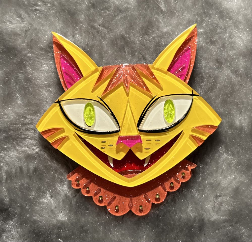 Erstwilder - The Cheshire Cat - Brooch pin collectible - Main Image 2