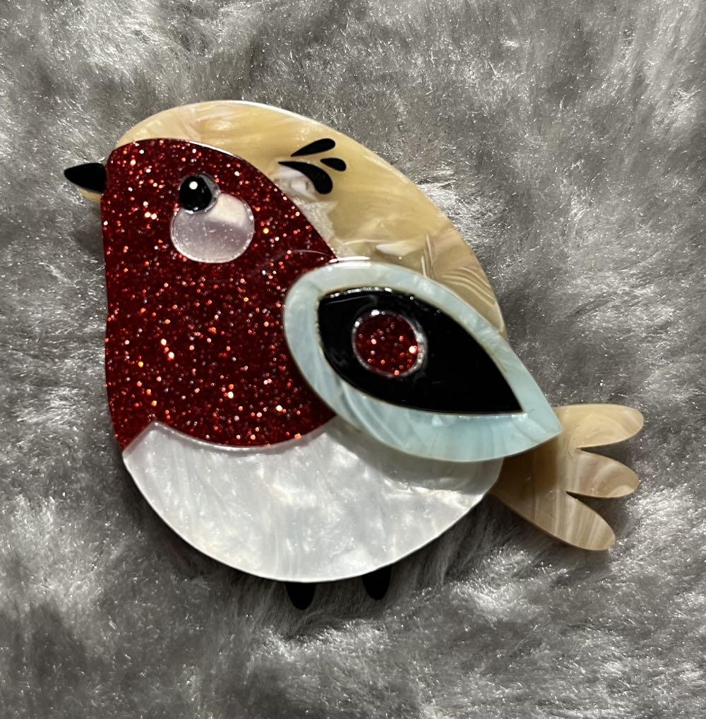 Erstwilder - Red Robbin - Brooch pin collectible - Main Image 2