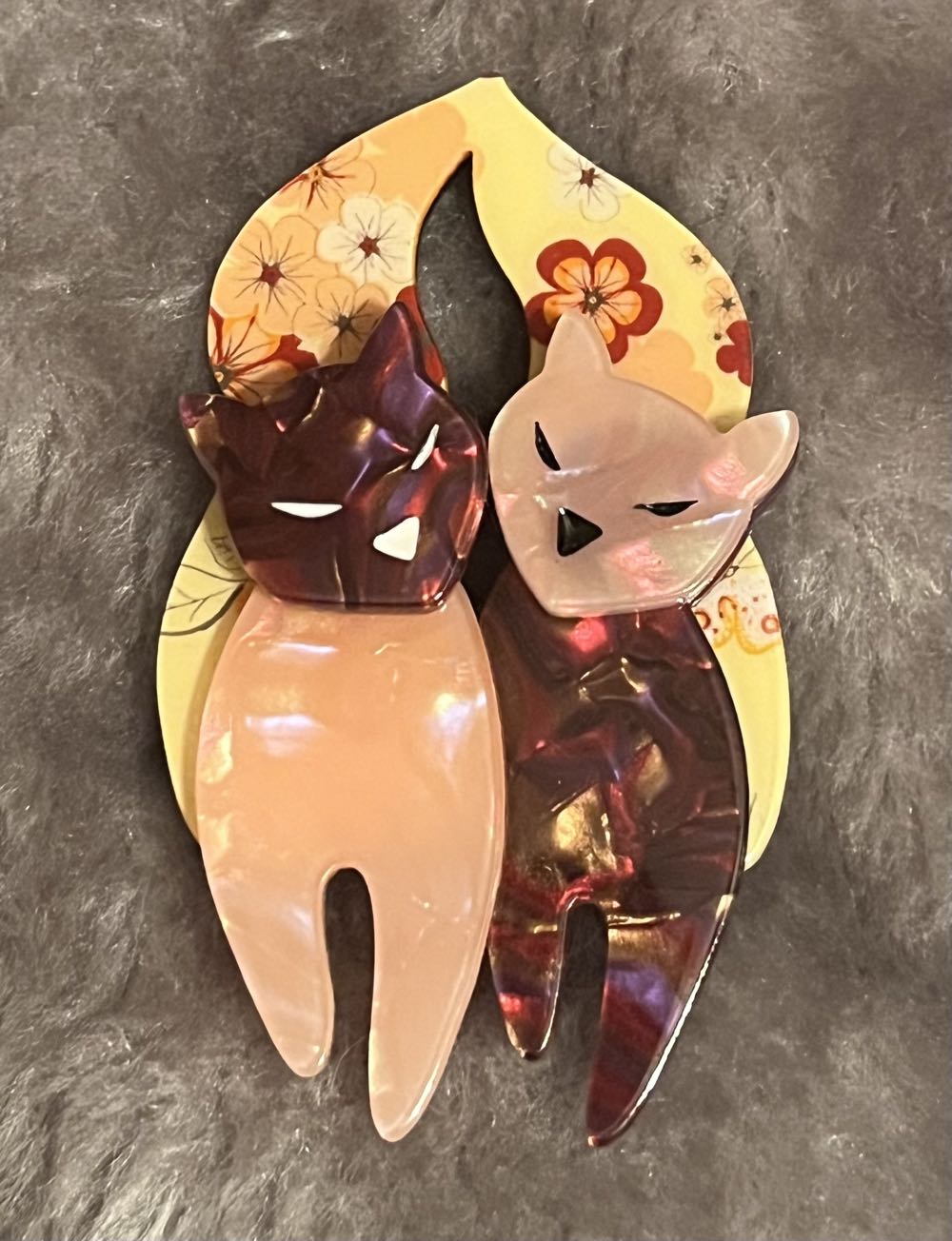 Erstwilder - The Lovecats (floral) - Brooch pin collectible - Main Image 3