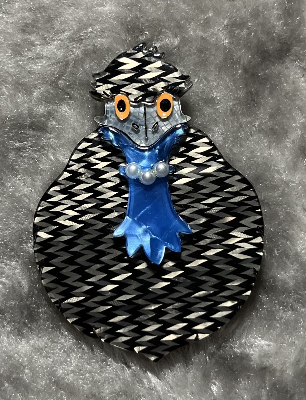 Erstwilder - Pauline the Pearled Emu - Brooch pin collectible - Main Image 2