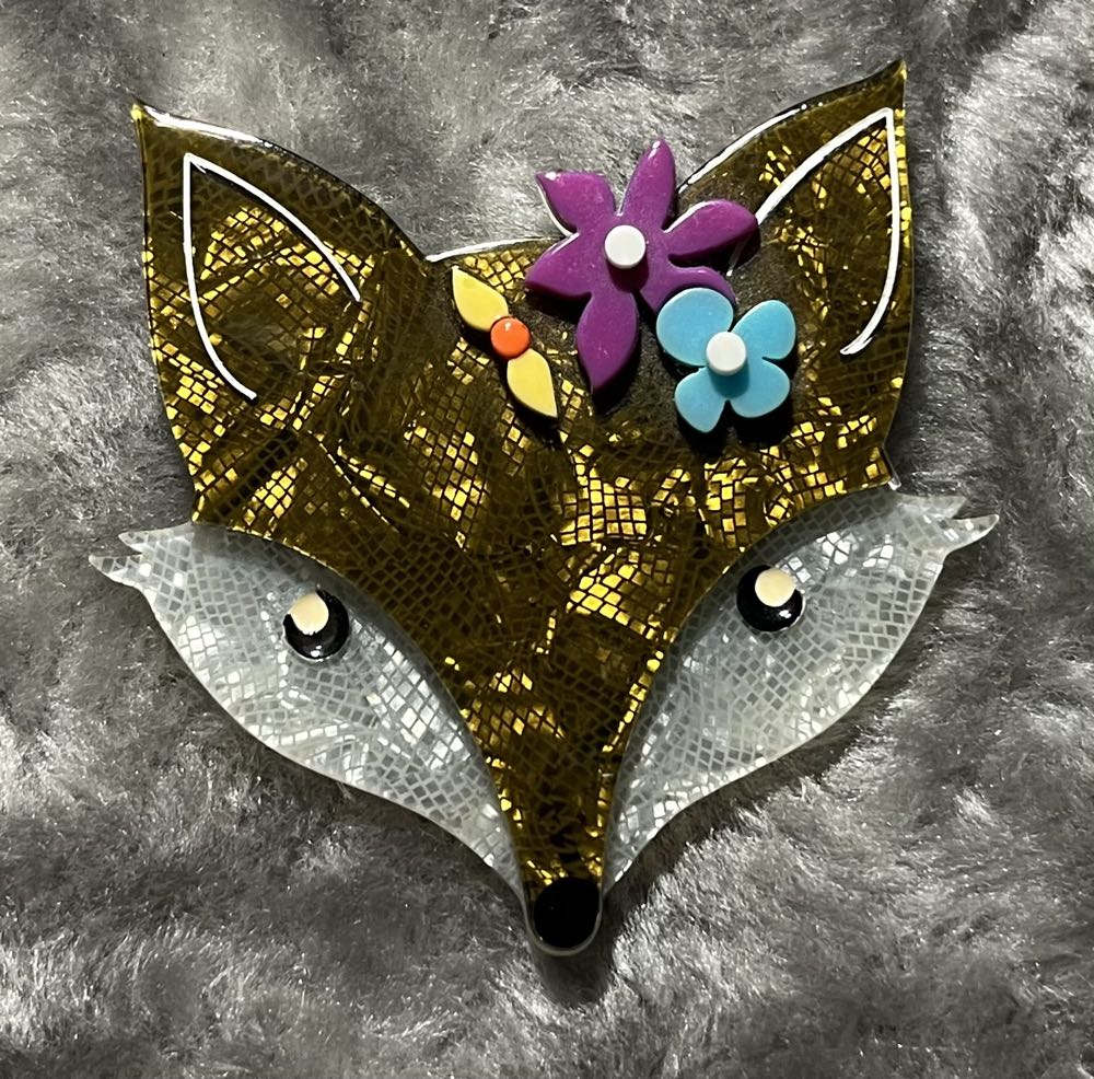 Erstwilder - Flora Fox Face - Brooch pin collectible - Main Image 2