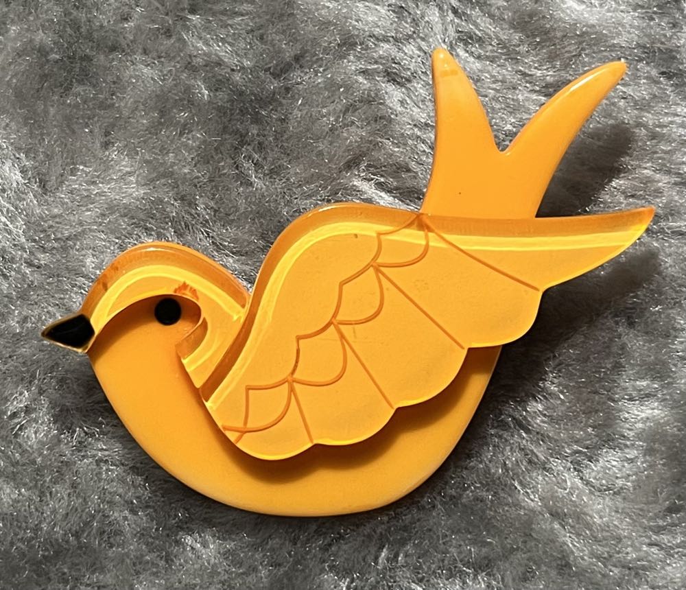 Erstwilder - Fancie Jo Sparrow (orange) - Brooch pin collectible - Main Image 2