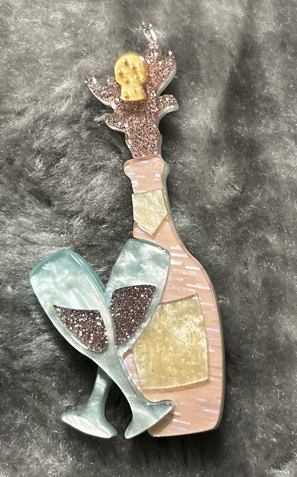 Erstwilder - Fizz Filled Flutes - Brooch pin collectible - Main Image 2