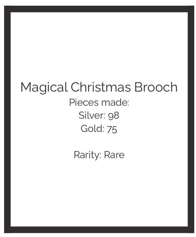 Deer Arrow - Magical Christmas (gold) - Brooch pin collectible - Main Image 3