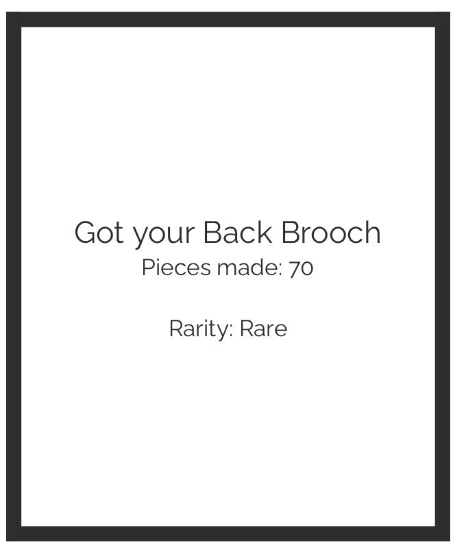 Deer Arrow - Got Your Back - Brooch pin collectible - Main Image 3