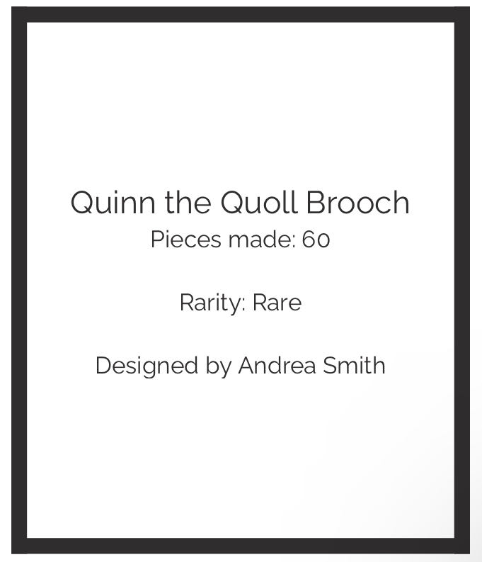 Deer Arrow - Quinn the Quoll - Brooch pin collectible - Main Image 4