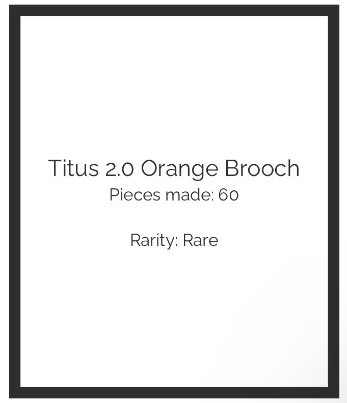 Deer Arrow - Titus the Tiger 2.0 (orange) - Brooch pin collectible - Main Image 3