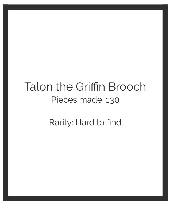 Deer Arrow - Talon the Griffin - Brooch pin collectible - Main Image 3