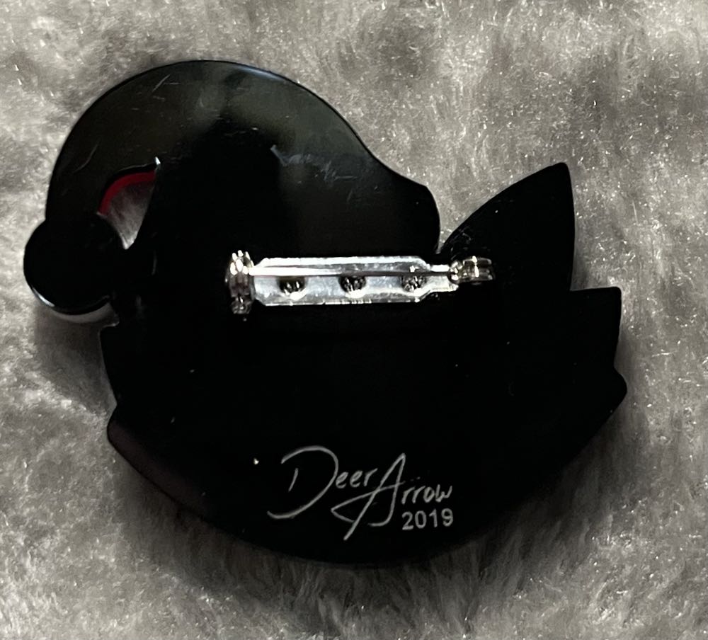 Deer Arrow - Santa Astro Cat - Brooch pin collectible - Main Image 3