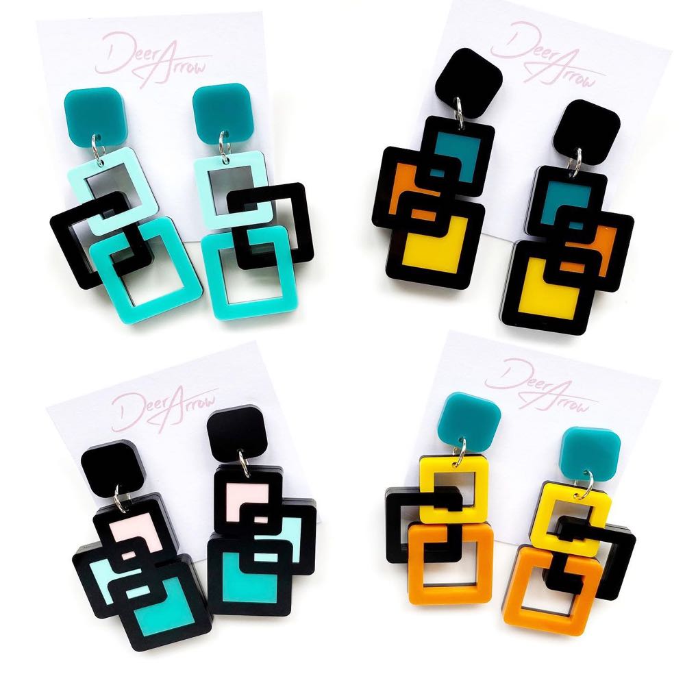 Deer Arrow - Astro the Retro Cat - Brooch pin collectible - Main Image 2