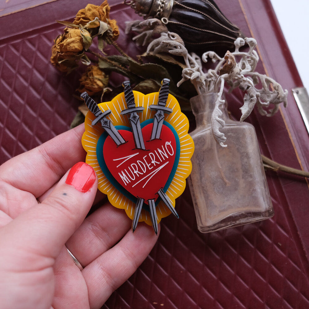 Kirbee Lawler - Murderino Heart - Brooch pin collectible - Main Image 4