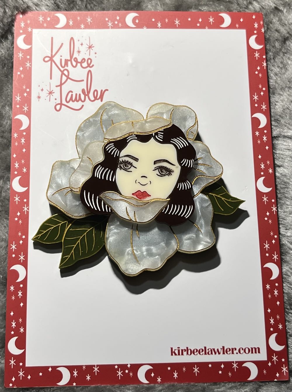 Kirbee Lawler - Magnolia Lady - Brooch pin collectible - Main Image 2